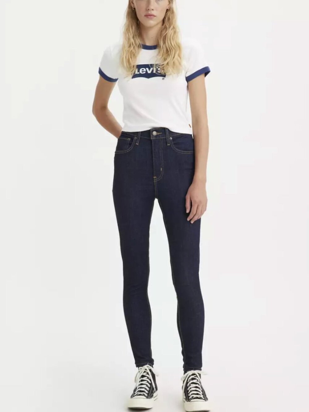Levi’s Mile High Super Skinny Medium Wash Jean Women’s Size 32 Denim Casual